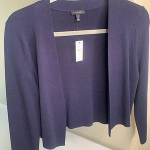 Talbots Navy Blue shrug. Size XS. Brand new with tag